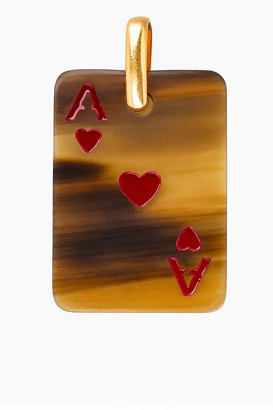 Oxhorn Ace of Hearts Card