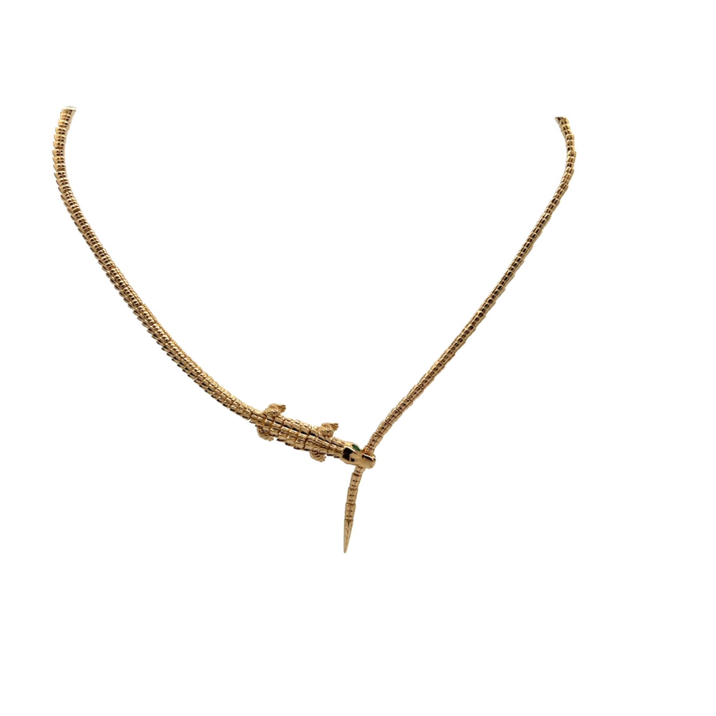 Articulating Alligator Necklace
