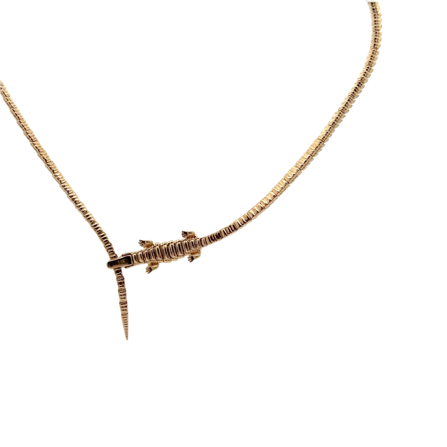 Articulating Alligator Necklace
