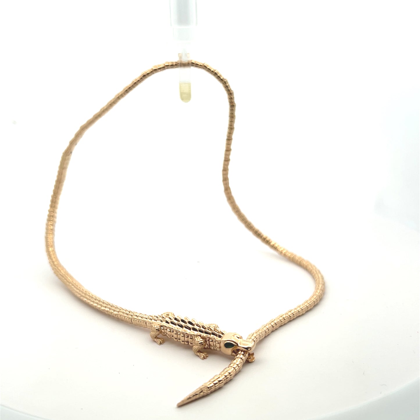 Articulating Alligator Necklace