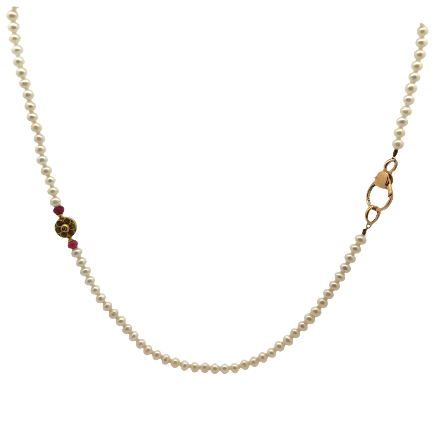 Pearl + Stone Beaded Strand