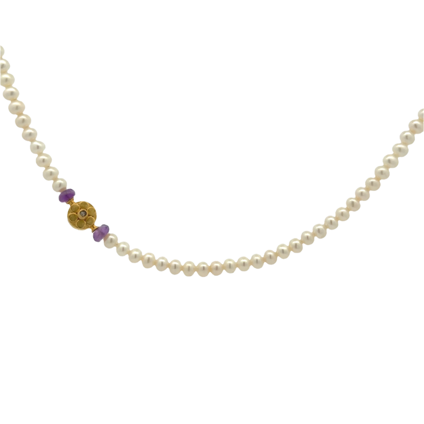 Pearl + Stone Beaded Strand