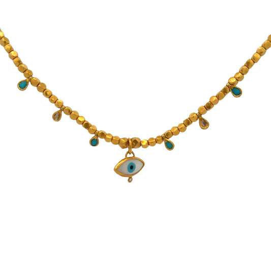 Evil Eye Beaded Chain