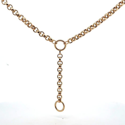 Rolo Chain with Removable Lariat