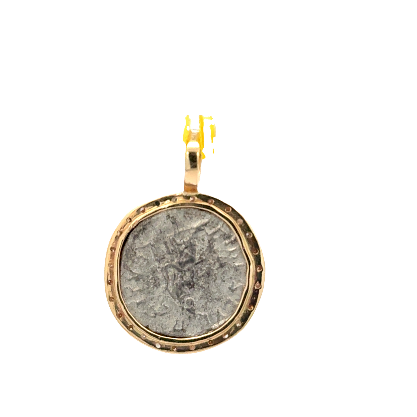 Ancient Roman Coin - Champagne Bezel